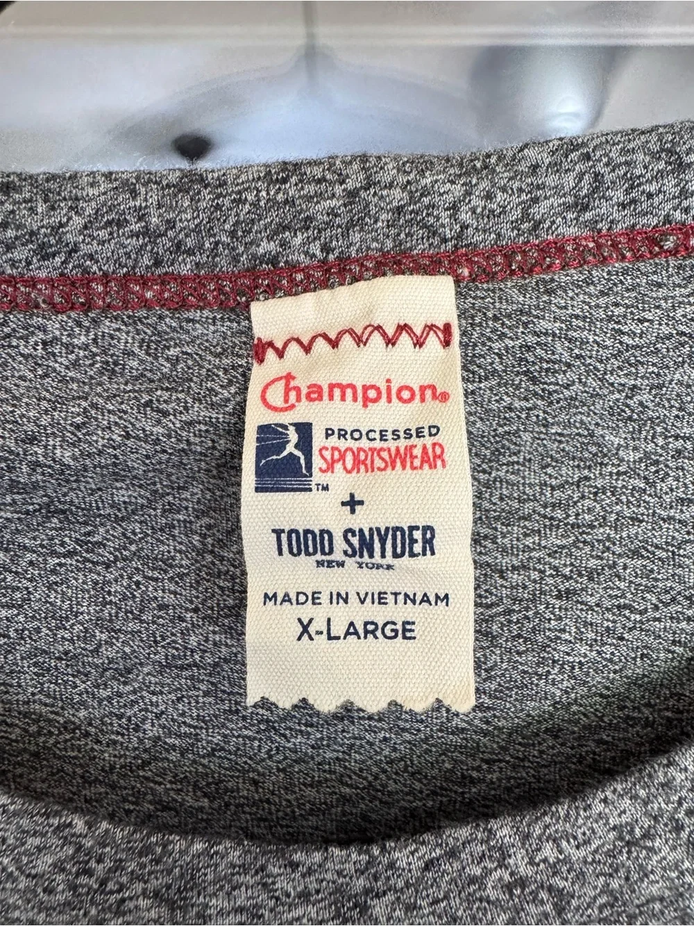 Todd Snyder x Champion Process Sportswear T-Shirt Men’s XL Heather Gray Tee - Picture 2 of 5